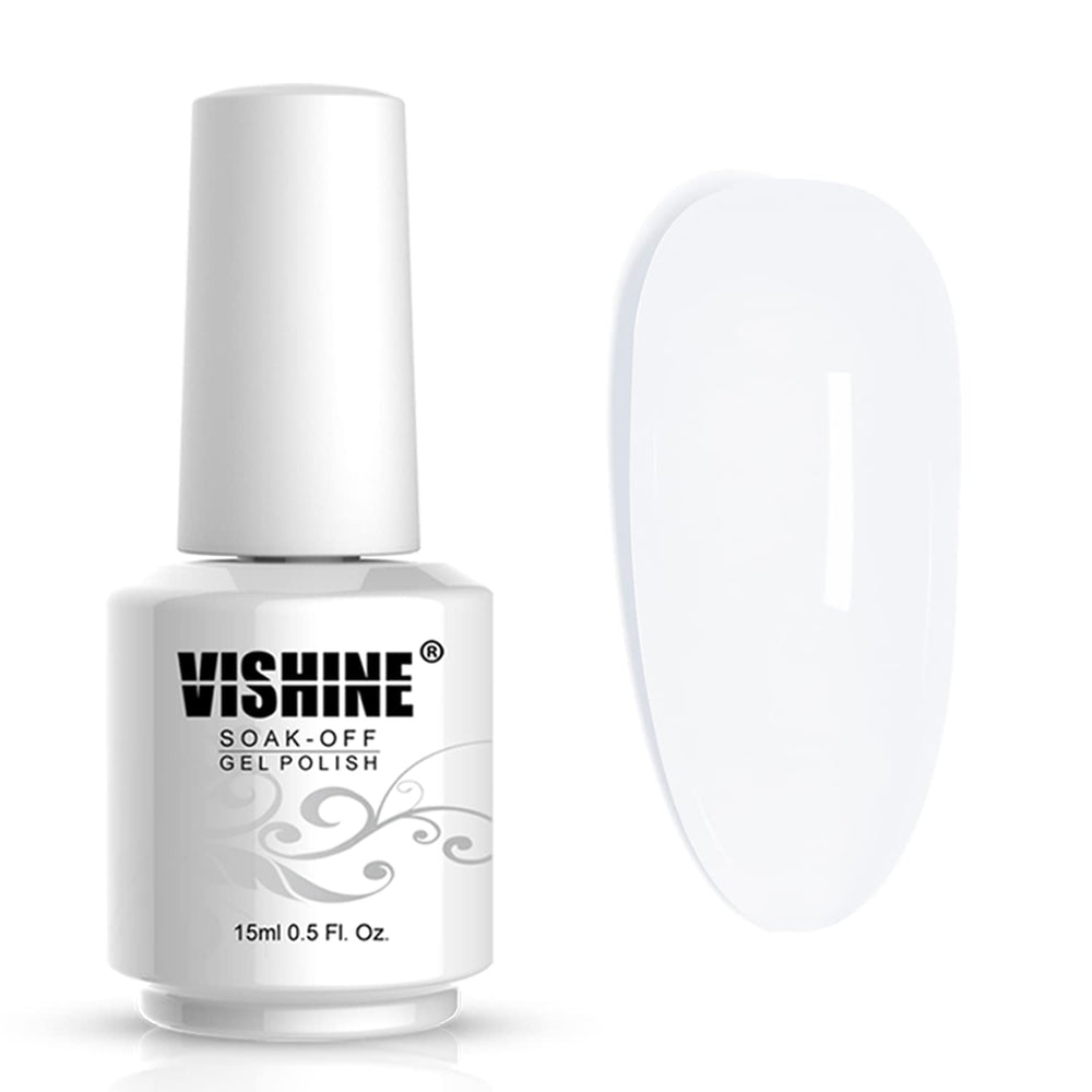 Vishine brillo espejo gel uñas, acabado brillante y sin manchas.