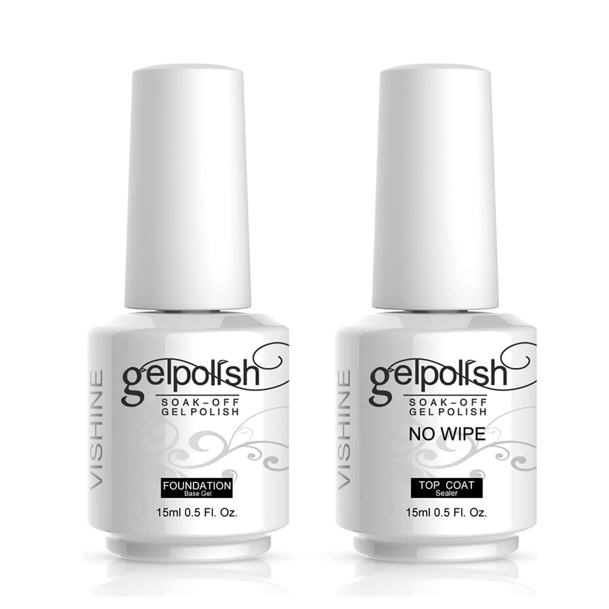 Vishine Capa Base 15ml para preparar uñas y protegerlas.