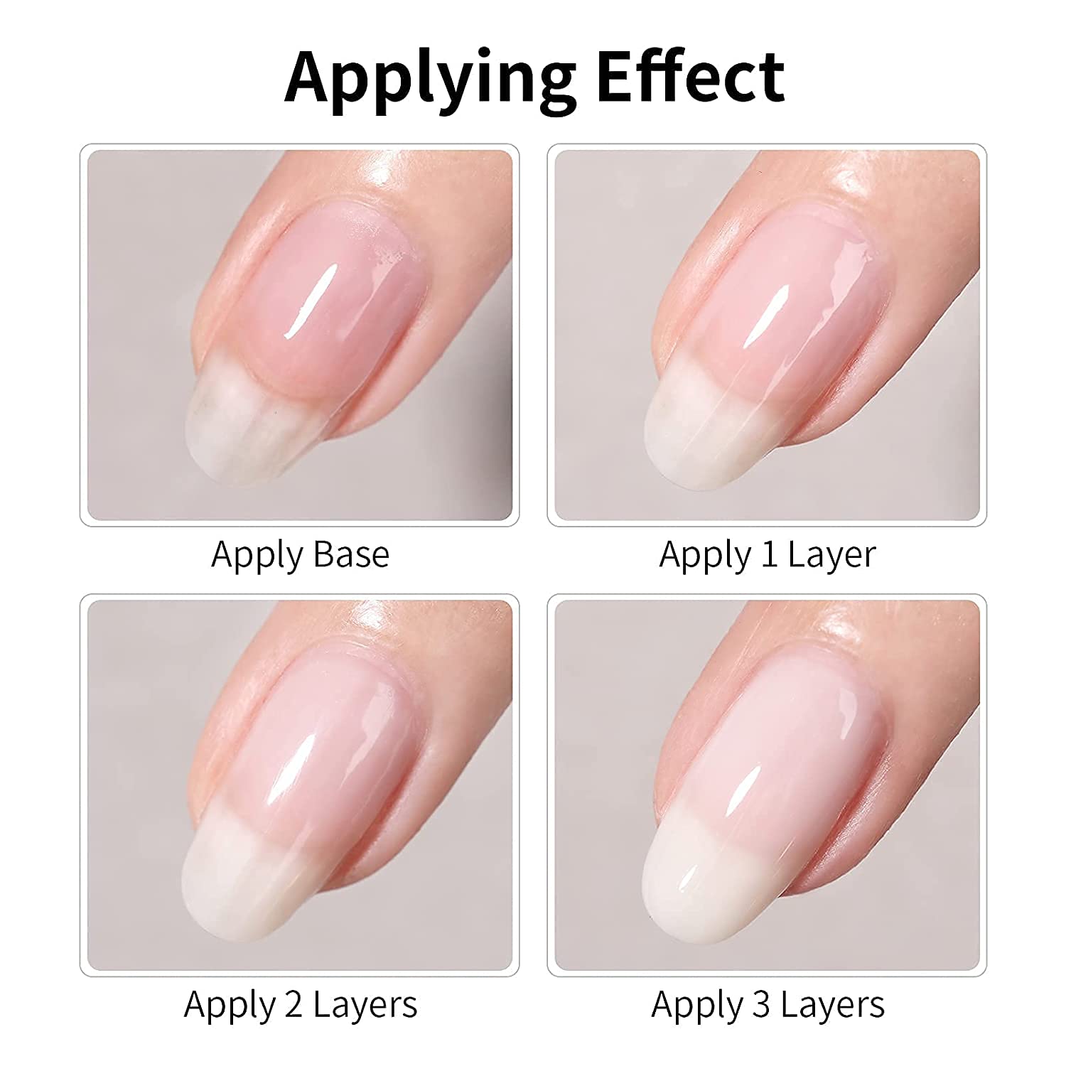 Vishine curado con UV-LED, secado rápido para una manicura duradera.