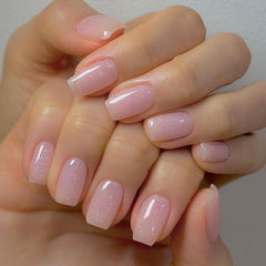 Vishine gel nude rosa translúcido, ideal para una o dos capas.