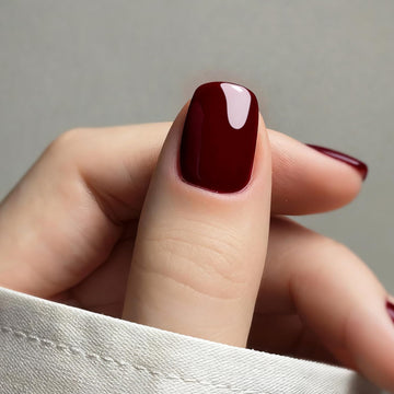 Detalle de brillo de Vishine Gelpolish: acabado liso y intenso