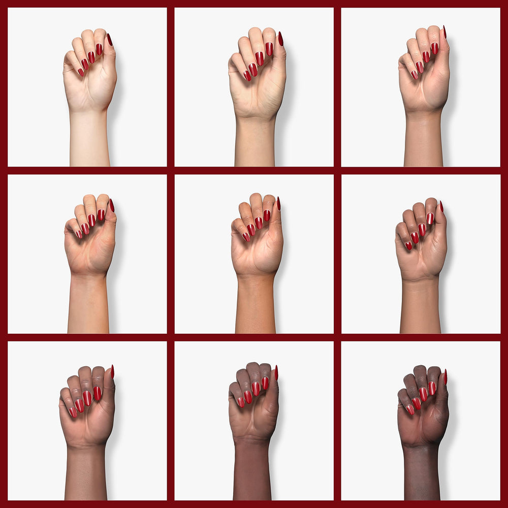 Uñas con Vishine Gelpolish durabilidad de 2-3 semanas en uso diario.