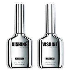 Vishine protector Ultra Brillo en empaque doble para manicuras duraderas.