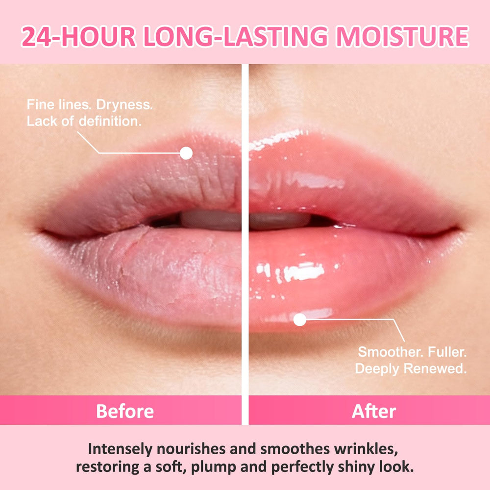 VISRIE bálsamo labial durazno pot, textura cremosa para labios suaves