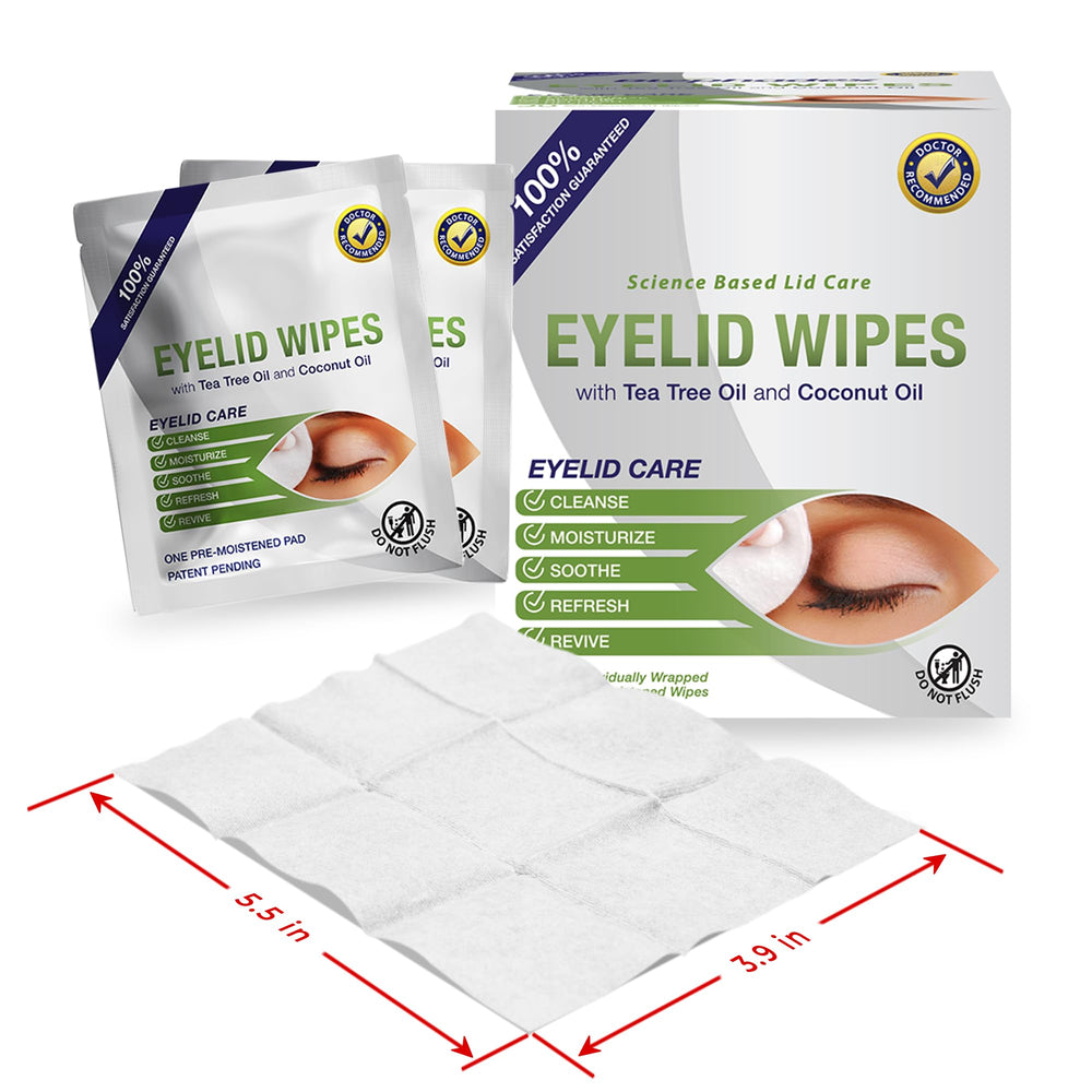 Desmaquillante suave para ojos Lunovus con coco y árbol de té