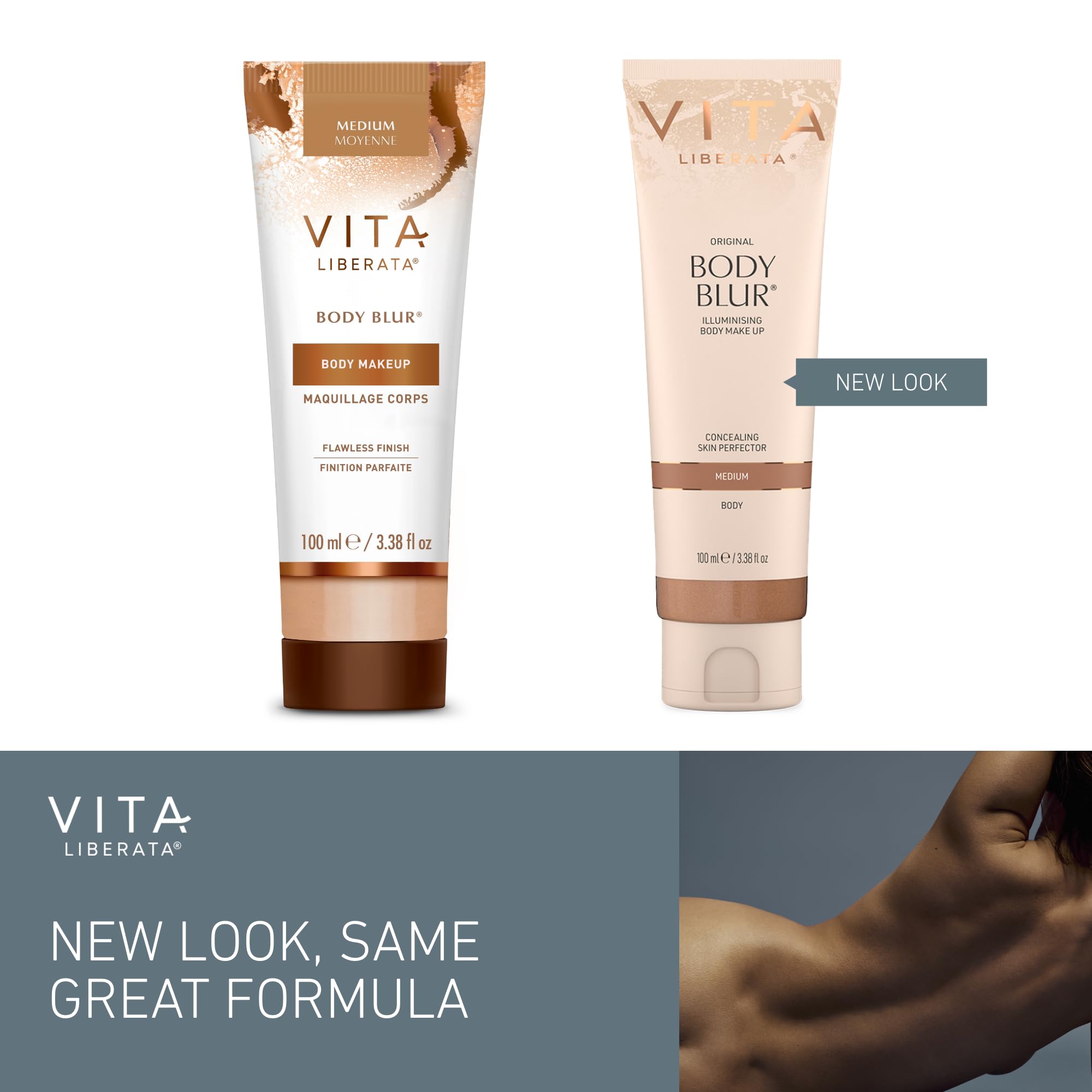 Vita Liberata brillo natural ideal para piernas y torso