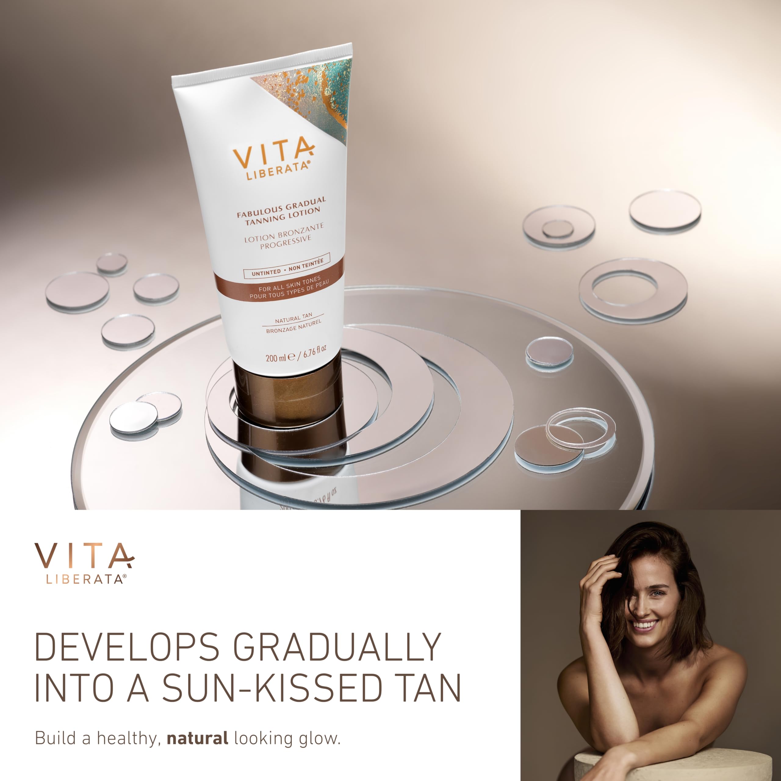 Vita Liberata Fabulous Gradual, resultado bronceado natural, tono gradual y duradero