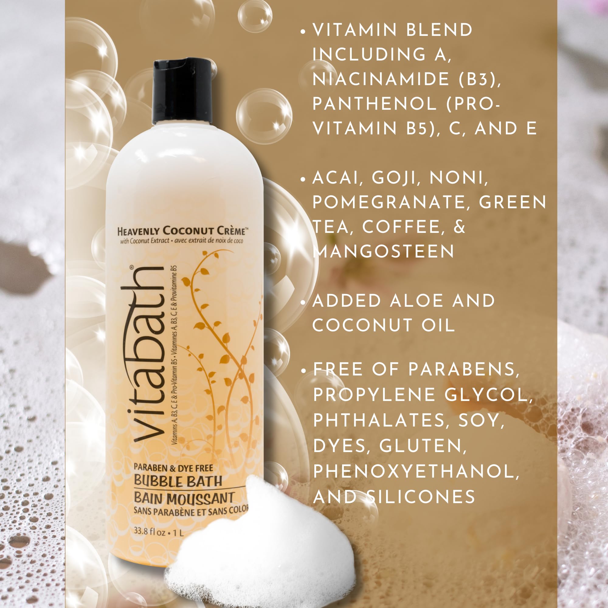 Vitabath Heavenly Coconut Creme, aroma coco-vanilla que envuelve la piel