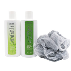 Loción hidratante Vitabath Original Spring Green, de rápida absorción para piel nutrida.