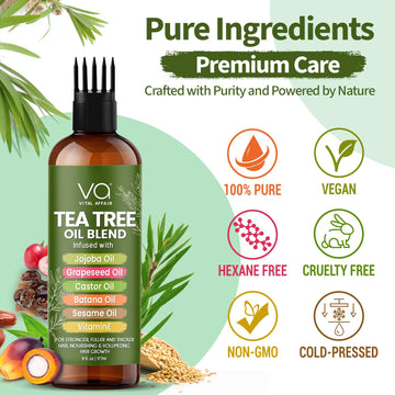 VITAL AFFAIR Aceite árbol de té, cuero cabelludo sano y menor descamación