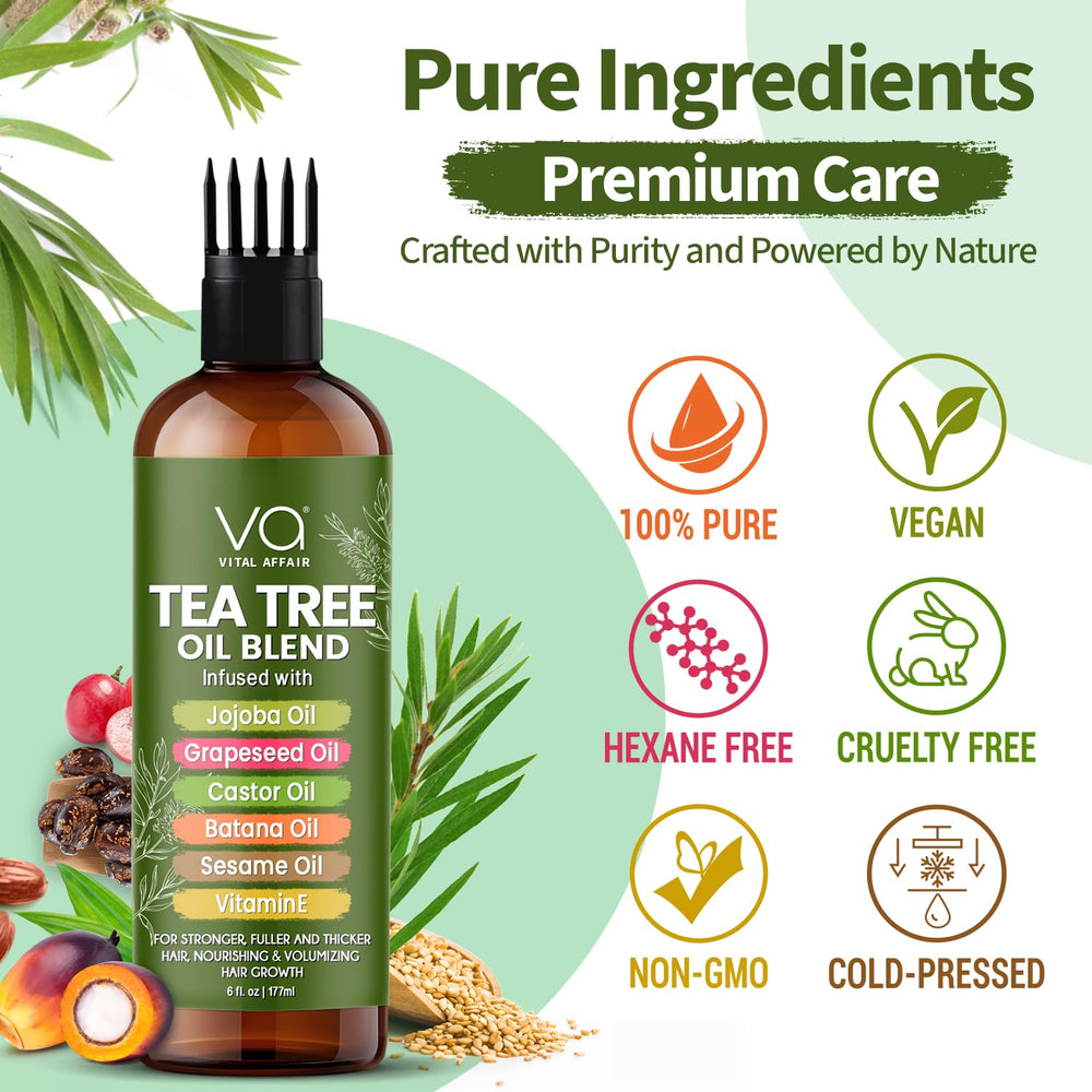 VITAL AFFAIR Aceite árbol de té, cuero cabelludo sano y menor descamación