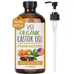 VITAL AFFAIR aceite ricino-frasco-de-vidrio para cabello suave y brillo