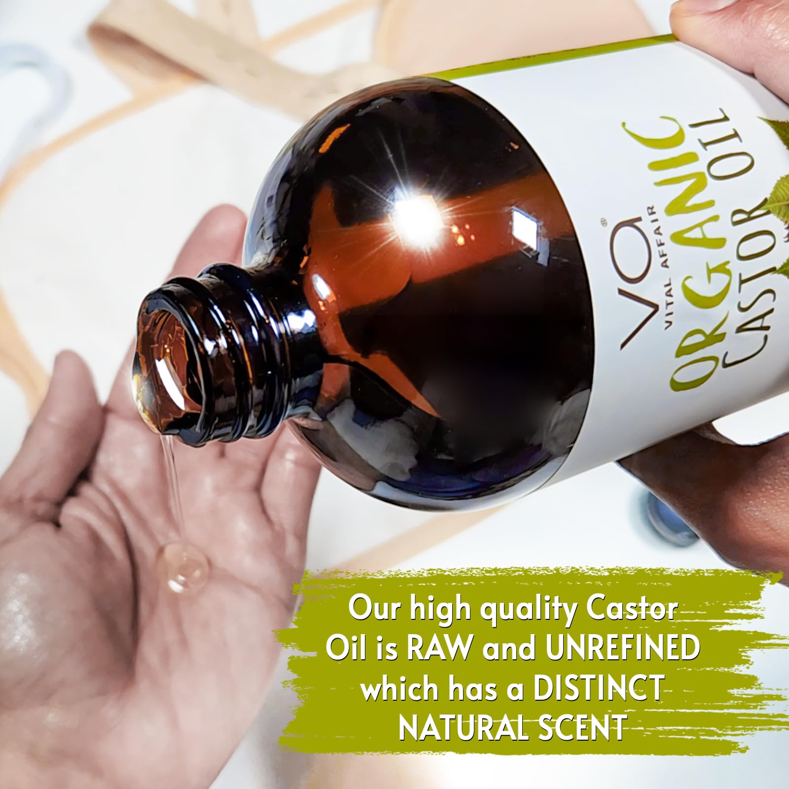 VITAL AFFAIR aceite orgánico prensado en frío de 32 onzas para uso doméstico.