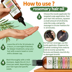 VITAL AFFAIR cabello saludable con aceite de romero para crecimiento