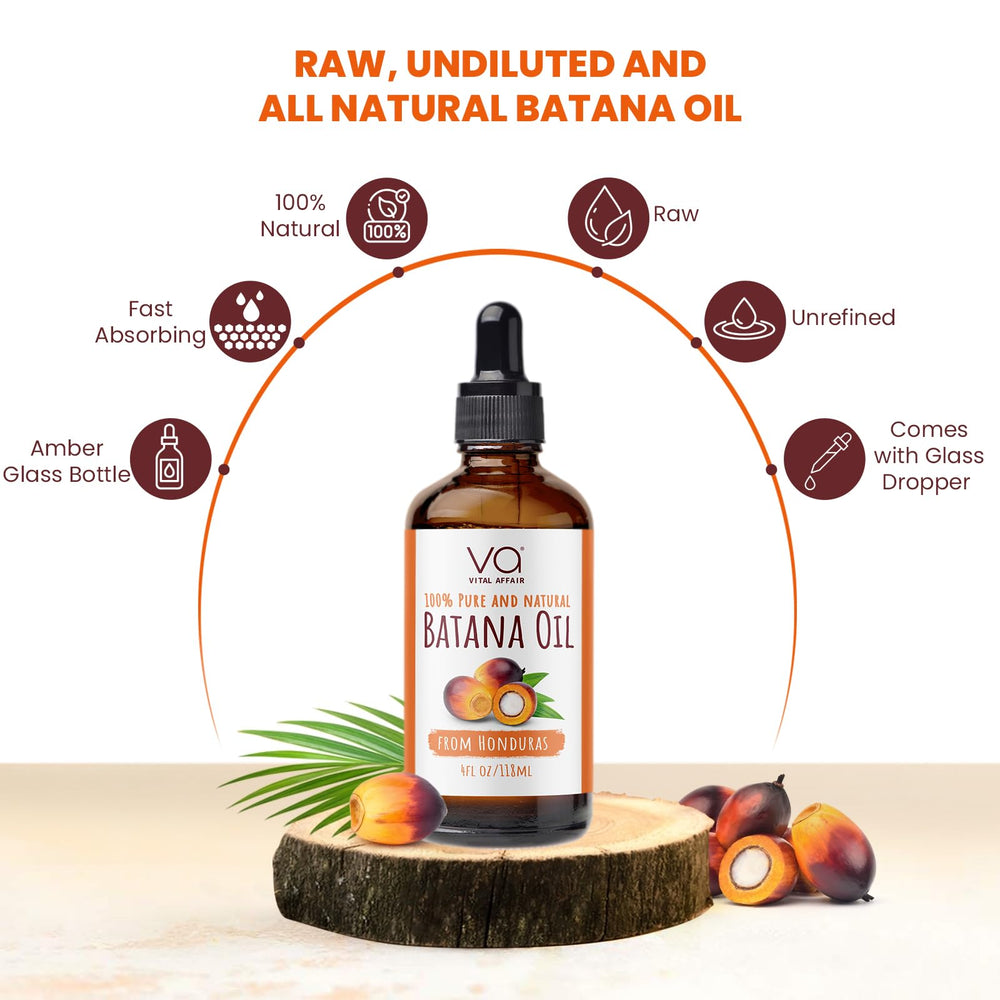 VITAL AFFAIR Batana Oil – hydratation peau et cheveux, utilisation polyvalente.