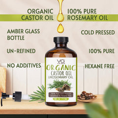 VITAL AFFAIR: mezcla de aceites ricino y romero para nutrición capilar