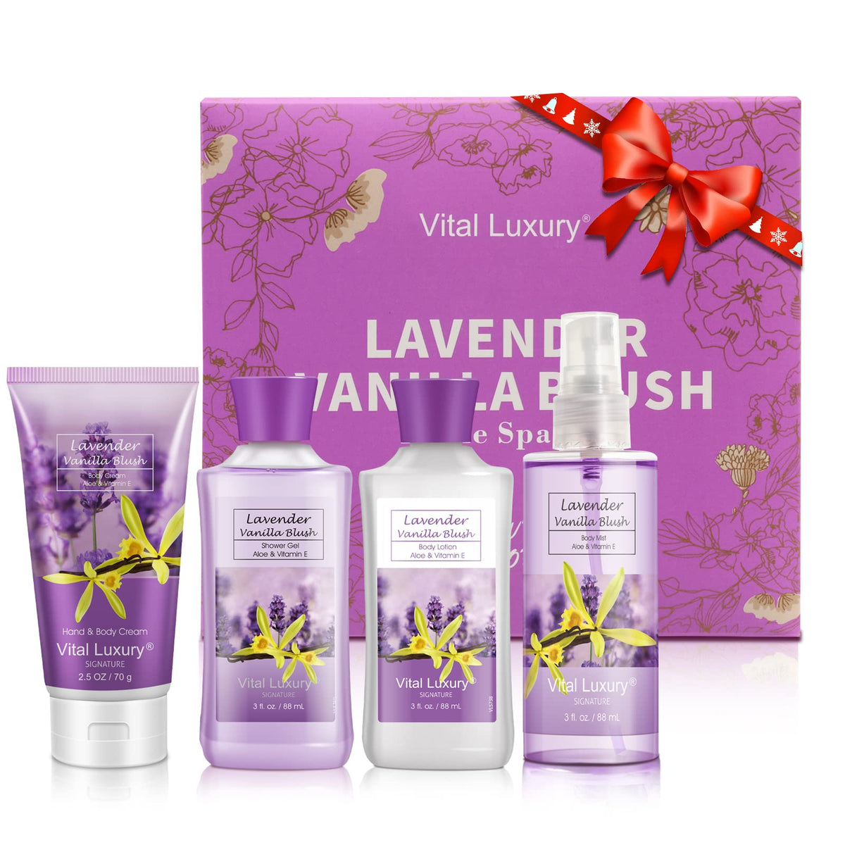 Vital Luxury Loción Lavanda Vainilla hidrata suavemente la piel
