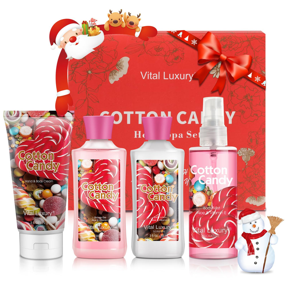 Vital Luxury lotion corporal algodon de azucar, 88 ml, hidratacion suave para la piel