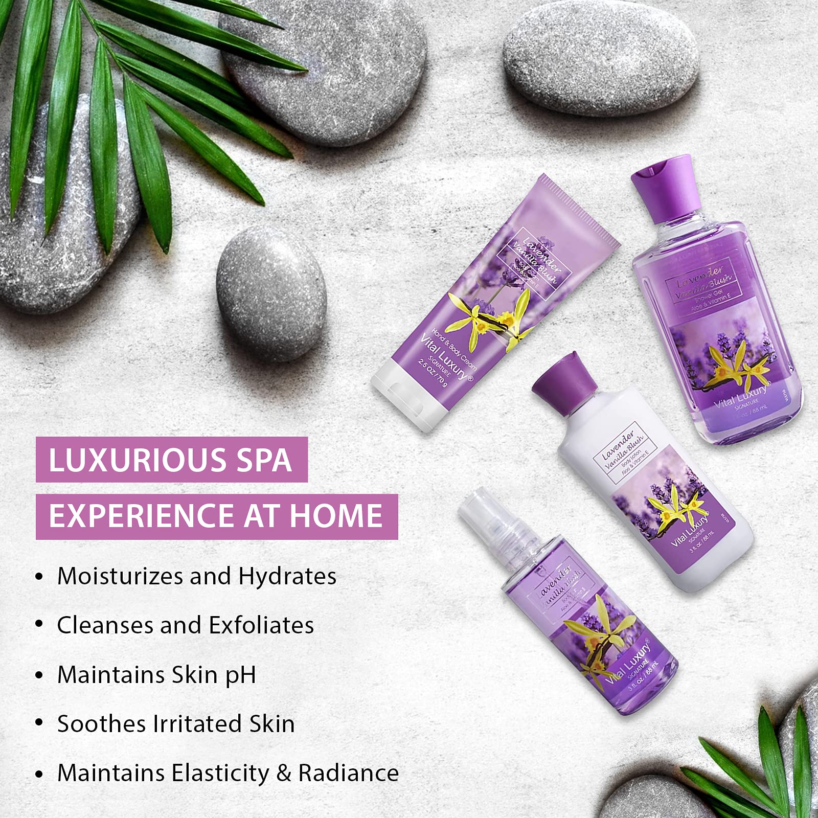 Vital Luxury Set Regalo Spa en casa para cuidado diario