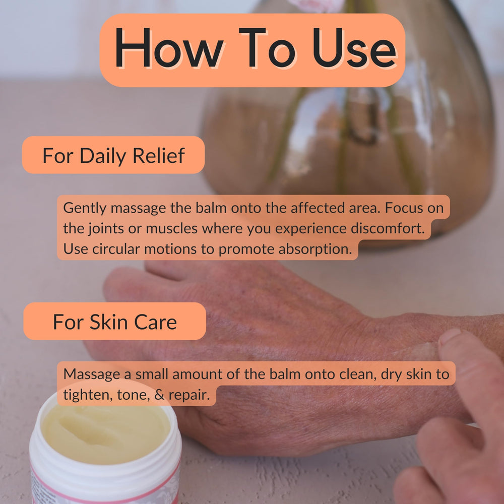 Vitality bálsamo de incienso, aplicación suave para manos y áreas secas.