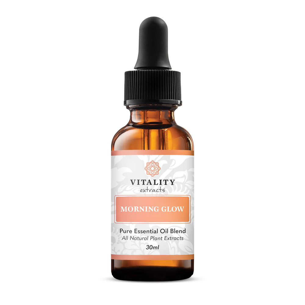 Vitality Morning Glow, bouteille-pompe, hydratation légère adaptée à tous types de peau.