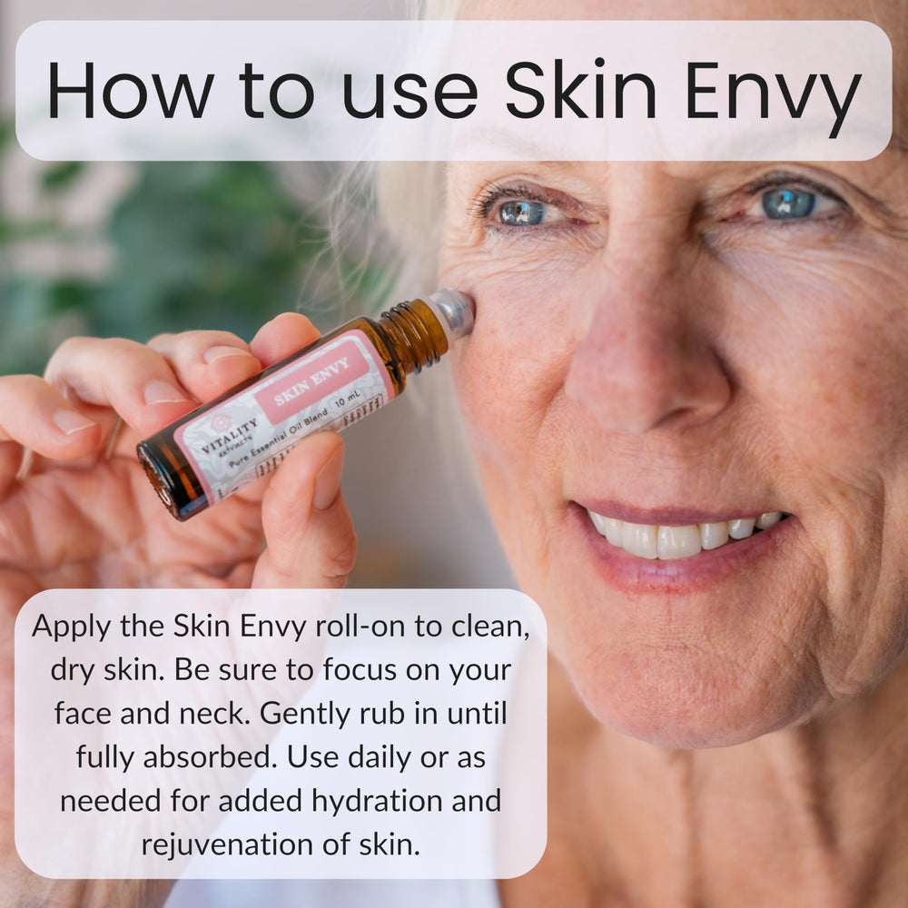 Vitality Skin Envy: aroma de vainilla para experiencia sensorial agradable.