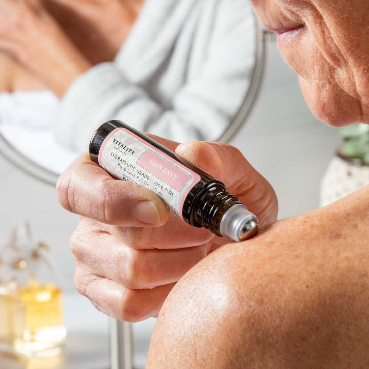 Vitality Skin Envy: aplicación diaria sencilla para rostro limpio y nutrido.