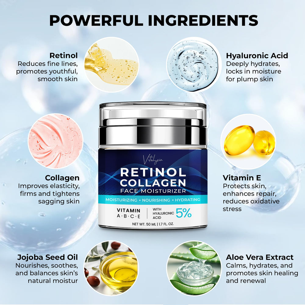 Vitalysin crema facial textura ligera noche, facilita reparación suave durante sueño