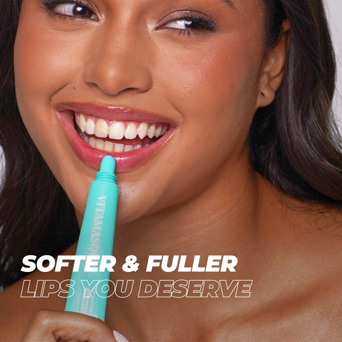 Vitamasques Bálsamo Labial Menta Dulce, ceramidas y ácido hialurónico para hidratación.
