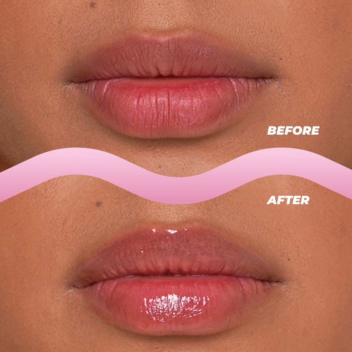 Aplicación de Vitamasques Lip Butter Balm en labios; textura suave y sensación cómoda.