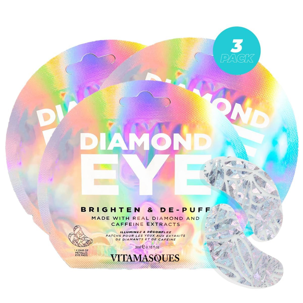Vitamasques diamante parches para ojos en caja iluminan la mirada