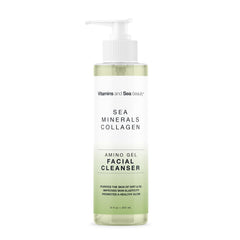 Limpiador facial amino gel de VITAMINS AND SEA BEAUTY con minerales marinos para limpieza suave