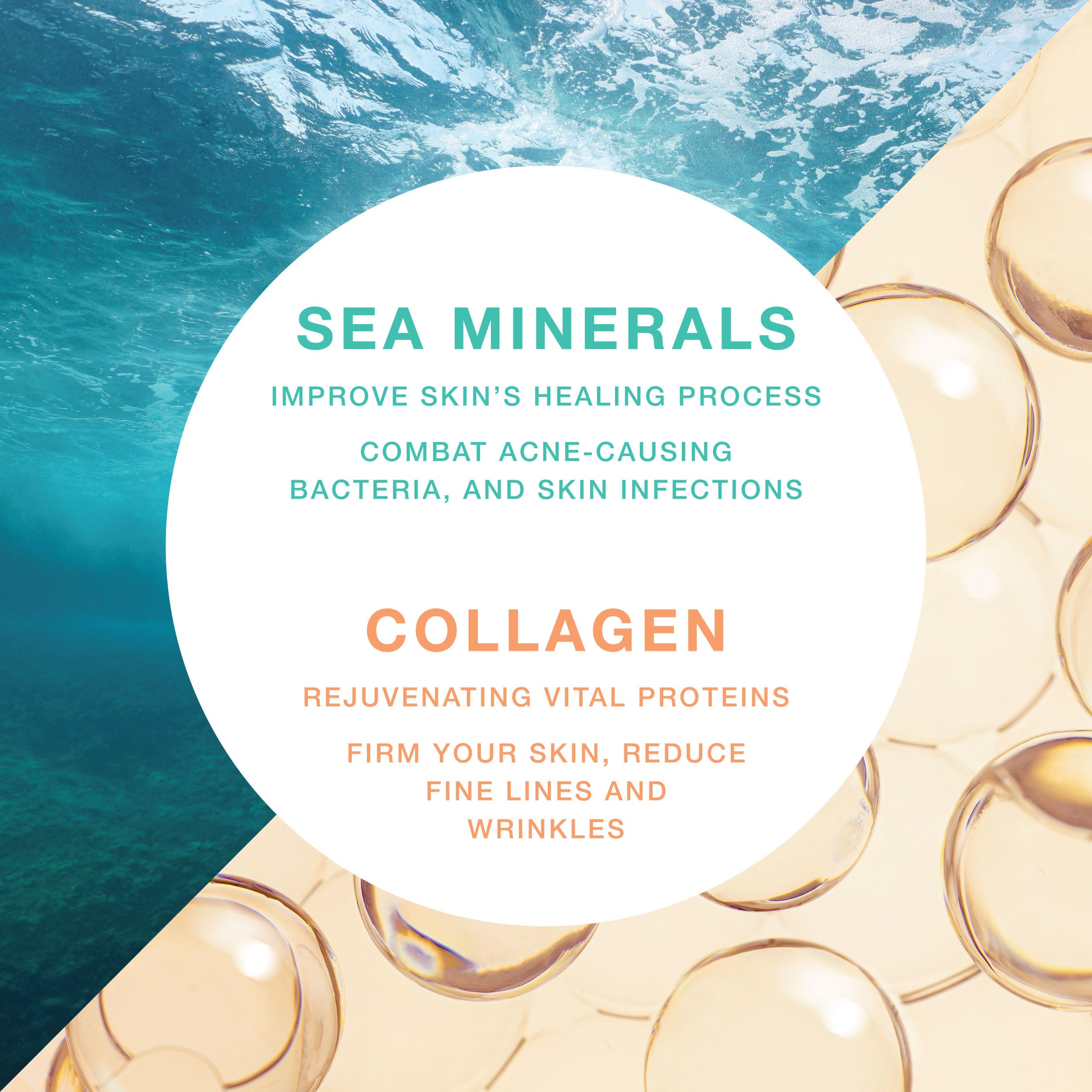 Envase reciclable y fórmula vegana de VITAMINS AND SEA BEAUTY