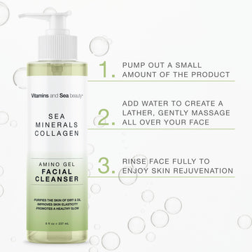 Mejora la textura y el tono con el limpiador de VITAMINS AND SEA BEAUTY