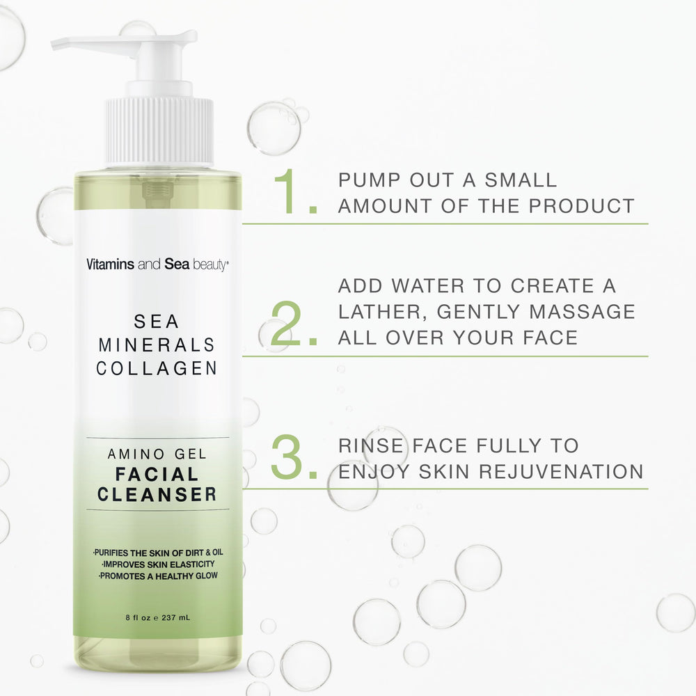 Mejora la textura y el tono con el limpiador de VITAMINS AND SEA BEAUTY