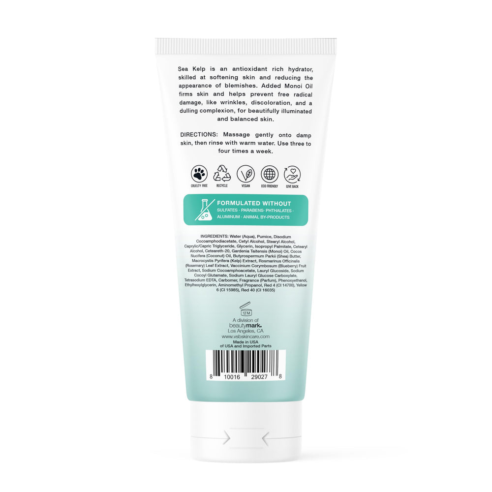 VITAMINS AND SEA BEAUTY uso recomendado para ritual de exfoliación diaria