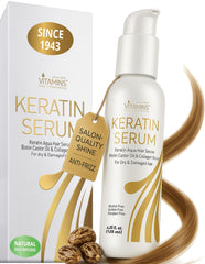 Sérum keratina de VITAMINS hair cosmetics en botella para brillo instantáneo