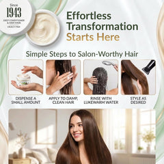 Hidratación profunda con biotina y ricino de VITAMINS para cabello saludable.