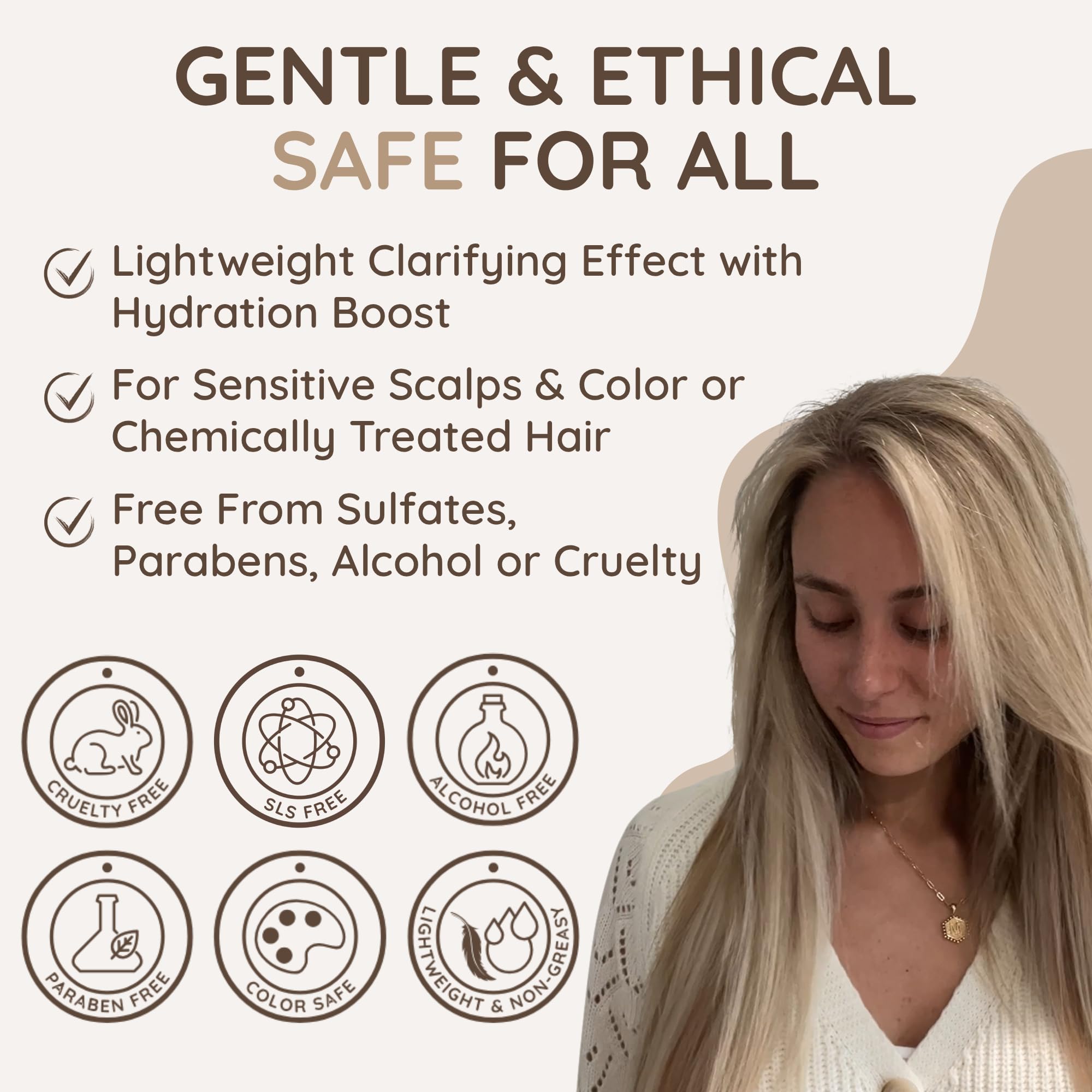 VITAMINS Cuidado diario para rizos, ondas o cabello liso, versátil para estilos.