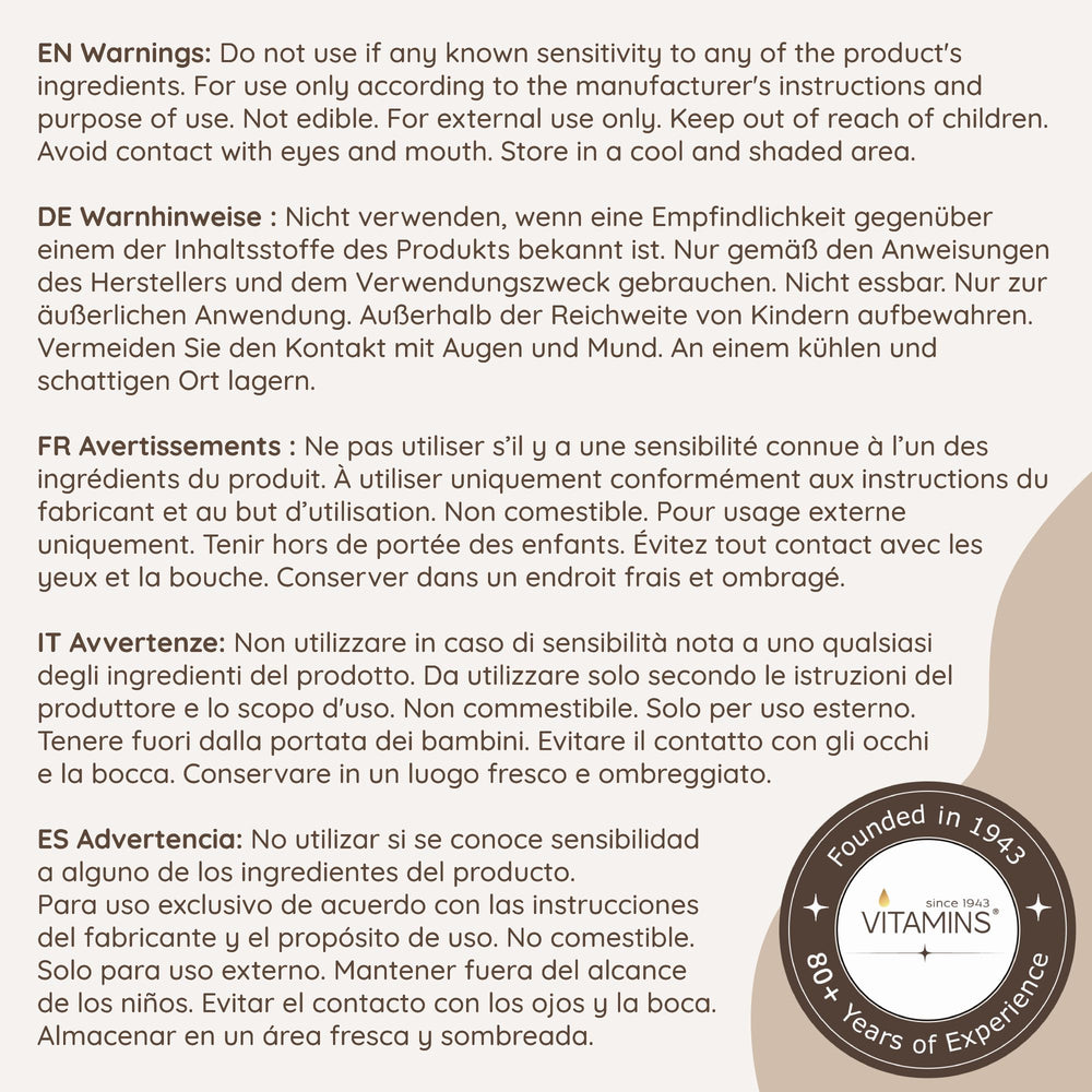 VITAMINS Keratina Mascara hidratación profunda para cabello grueso.