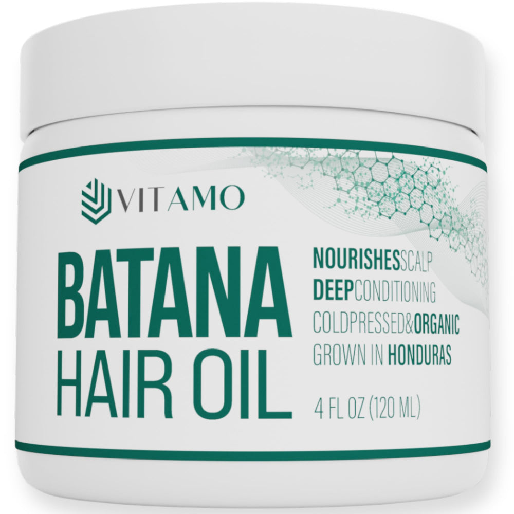 Vitamo Batana: botella de aceite orgánico, ideal para hidratación capilar.