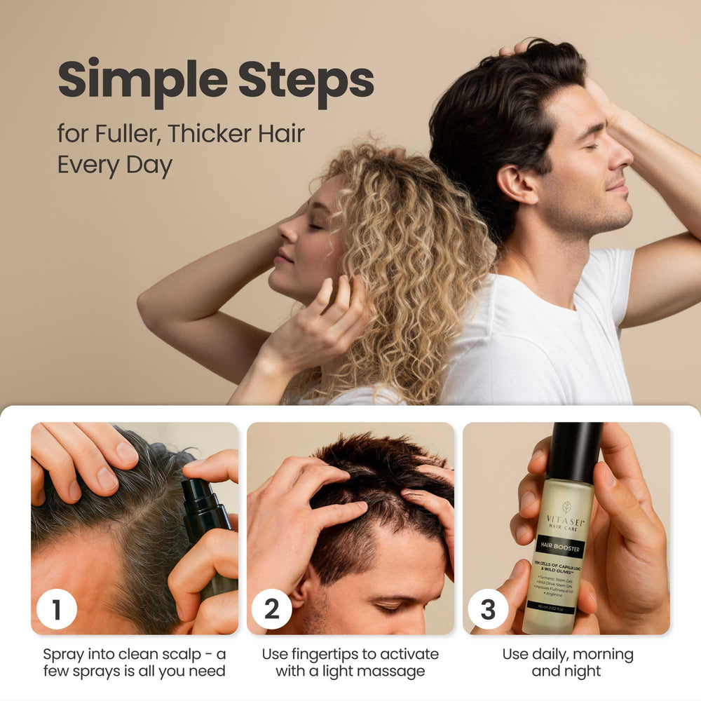Vitasei arginina y factores de crecimiento, soporte para fortalecer el cabello