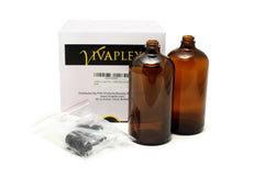 Vivaplex tapa-pompa mate negro, cierre compacto y elegante.