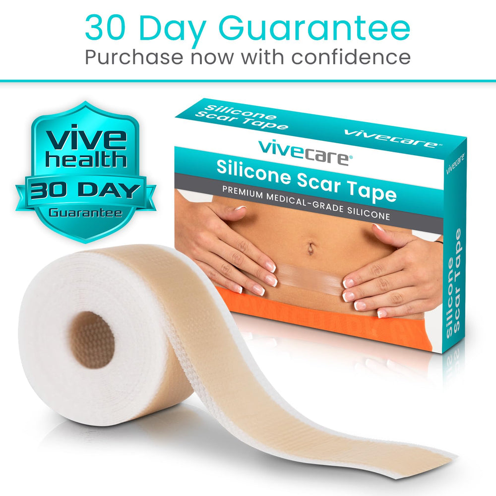 ViveCare: cinta médica de silicona, ideal para gestión de cicatrices durante la recuperación.