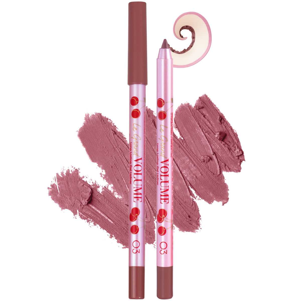 Lápiz Vivienne Sabó Gel Lipliner Le Grand Volume, aplicación cremosa para deslizamiento suave.