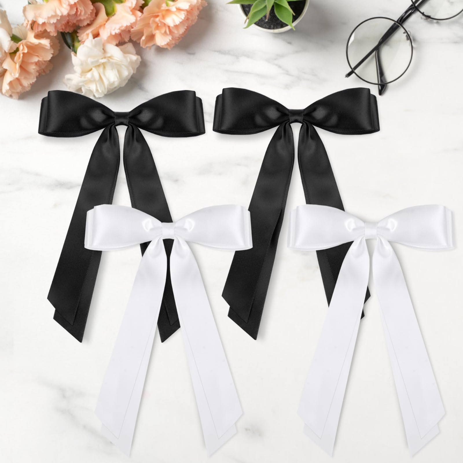 Accesorio de cabello satinado para combinar con outfits formales.