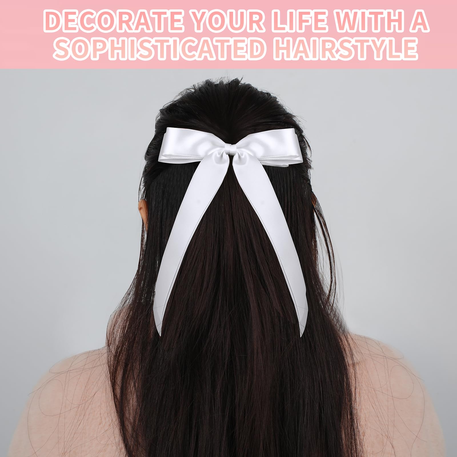 Lazo versátil para cabello, ideal para fiestas y uso diario.