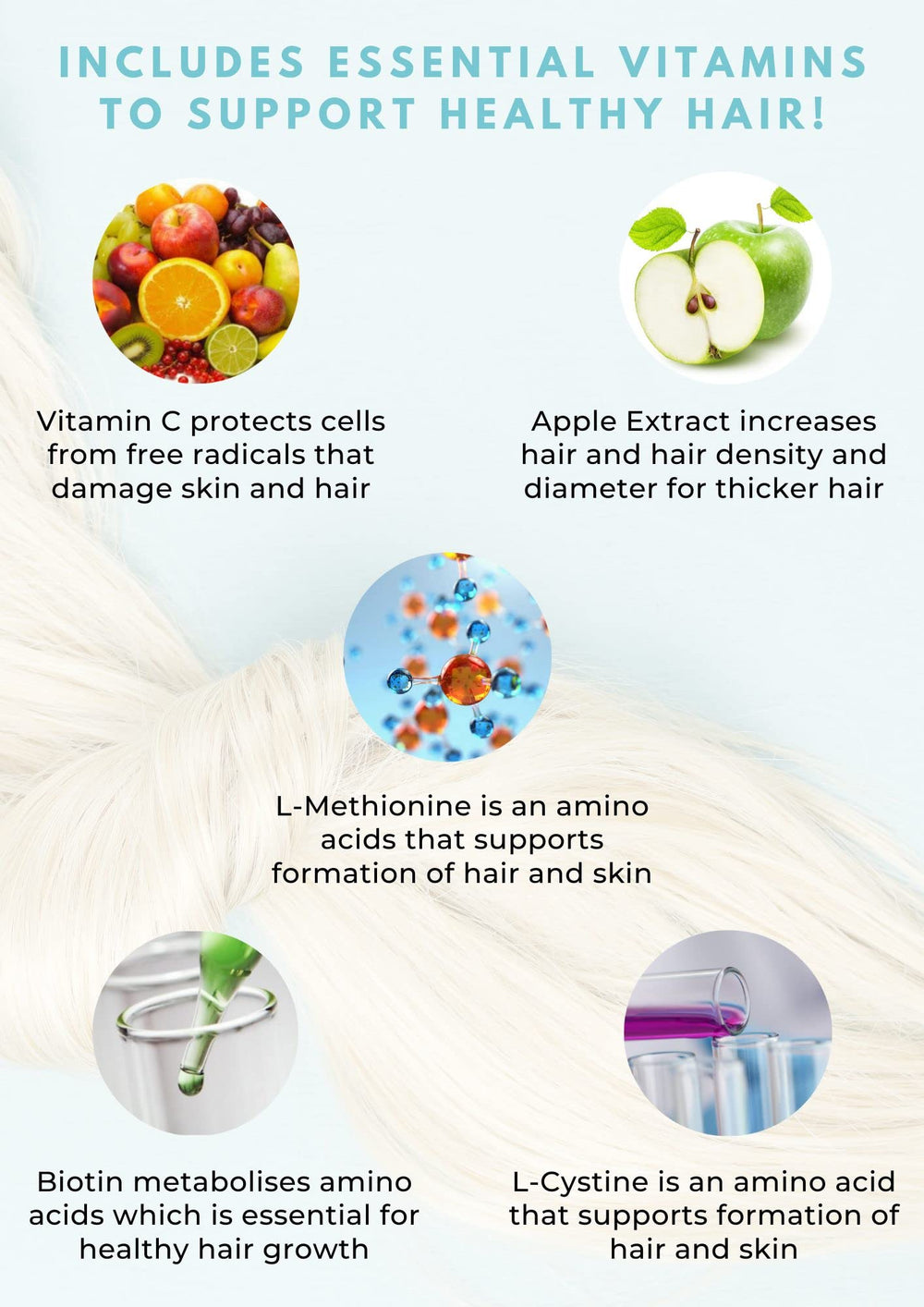 Dúo profesional Viviscal para cuidado diario del cabello