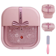 Bañera de pies VIVIYA plegable con calefacción para un masaje en casa.