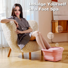 Spa de pies VIVIYA con ruedas y shiatsu para relajar músculos.